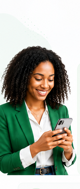 Candidate AlerteEmploi — femme en blazer vert